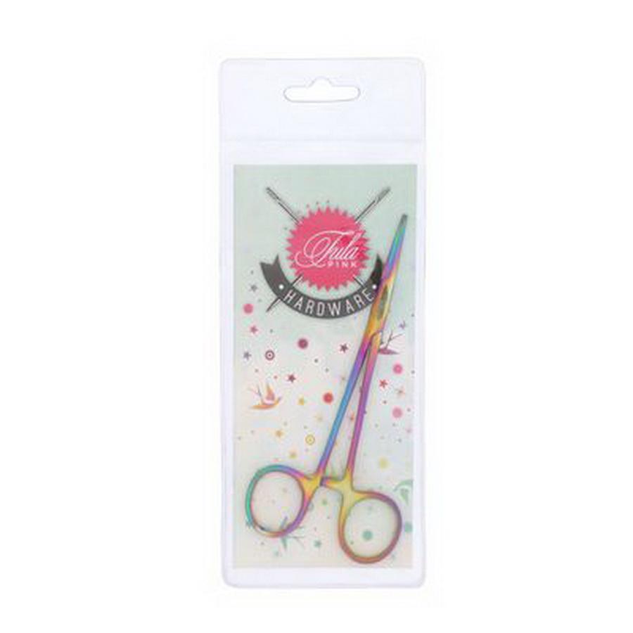 Tula Pink Hemostat with Arrow Point 5 inch - Sewingmachinesplus.com