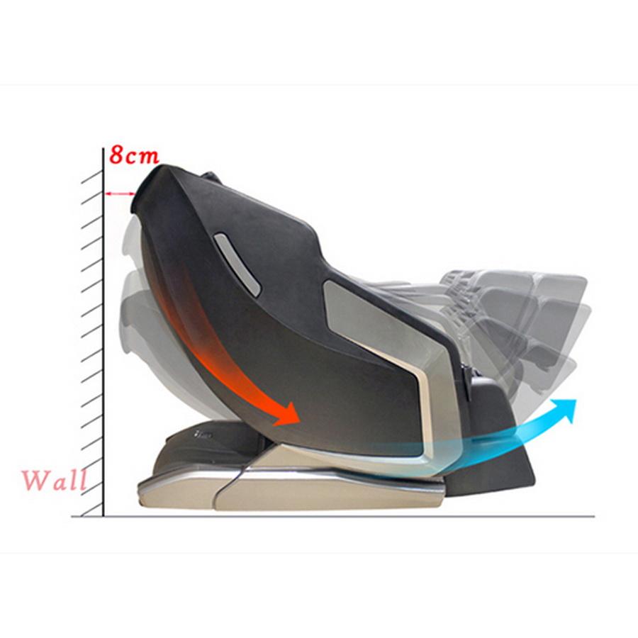 Original SUNHEAT Infrared Zero Gravity Massage Chair - Brown - Sewingmachinesplus.com