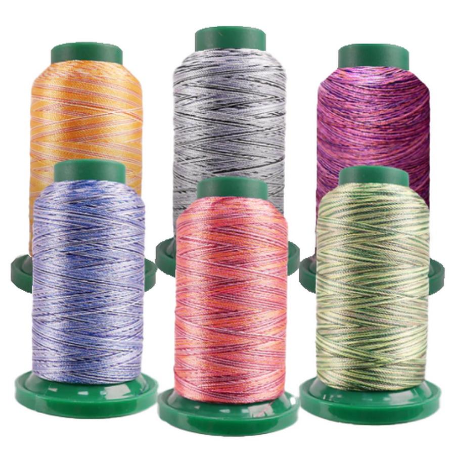 Holiday Medley Variegated 6 - Pack 1M Spools - Sewingmachinesplus.com