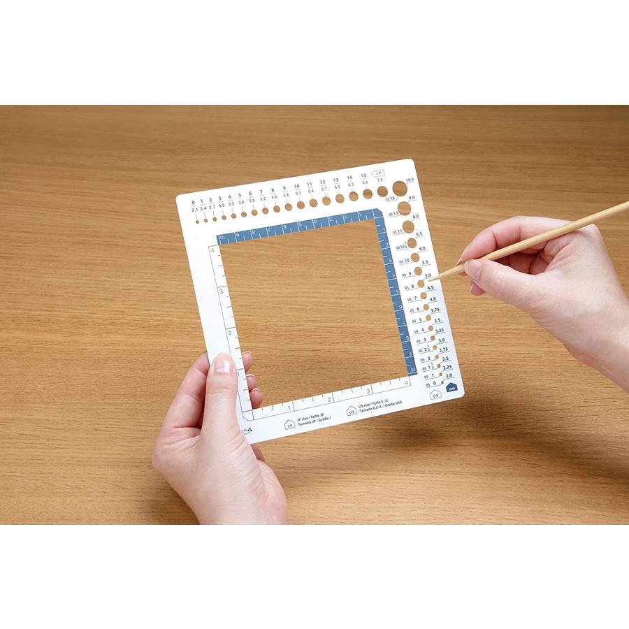 Clover Swatch Ruler and Needle Gauge - Sewingmachinesplus.com