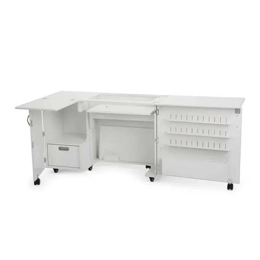 Kangaroo Sewing Furniture Dingo II and Wallaby II Bundle Cabinet Set (Ash White) - Sewingmachinesplus.com