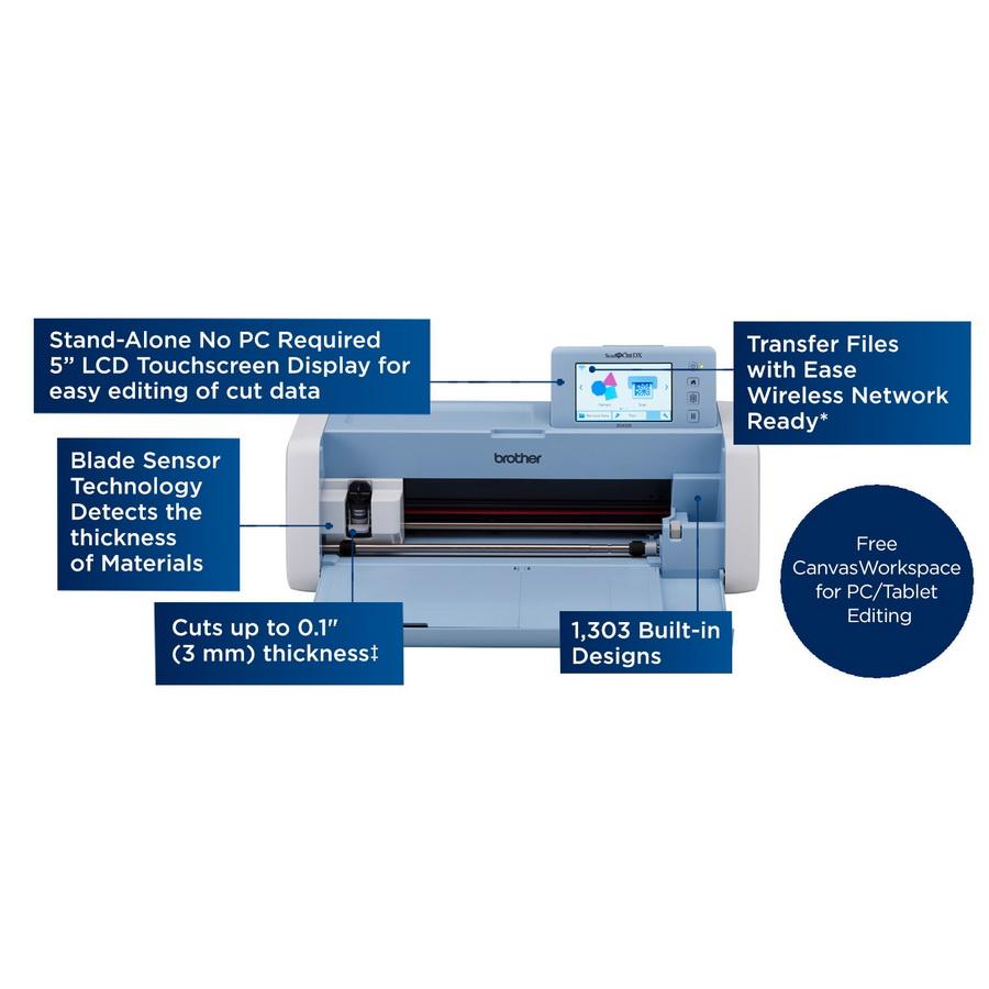 Brother SDX325 ScanNCut DX Innovis Edition with WLAN - Sewingmachinesplus.com