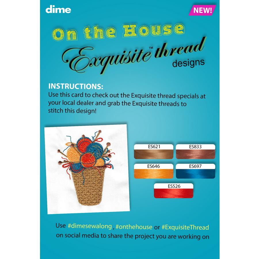 DIME Yarn Basket Thread Kit Bundle (On The House Program - Week 3) - Sewingmachinesplus.com