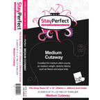 StayPerfect Medium Cutaway Pre Cut Stabilizer Sheets 25 pack - Sewingmachinesplus.com