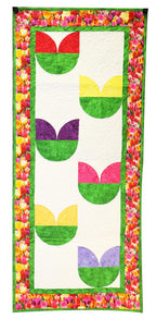 Ready to Sew Tulip Wall Hanging Pre - cut Quilt Kit - Sewingmachinesplus.com