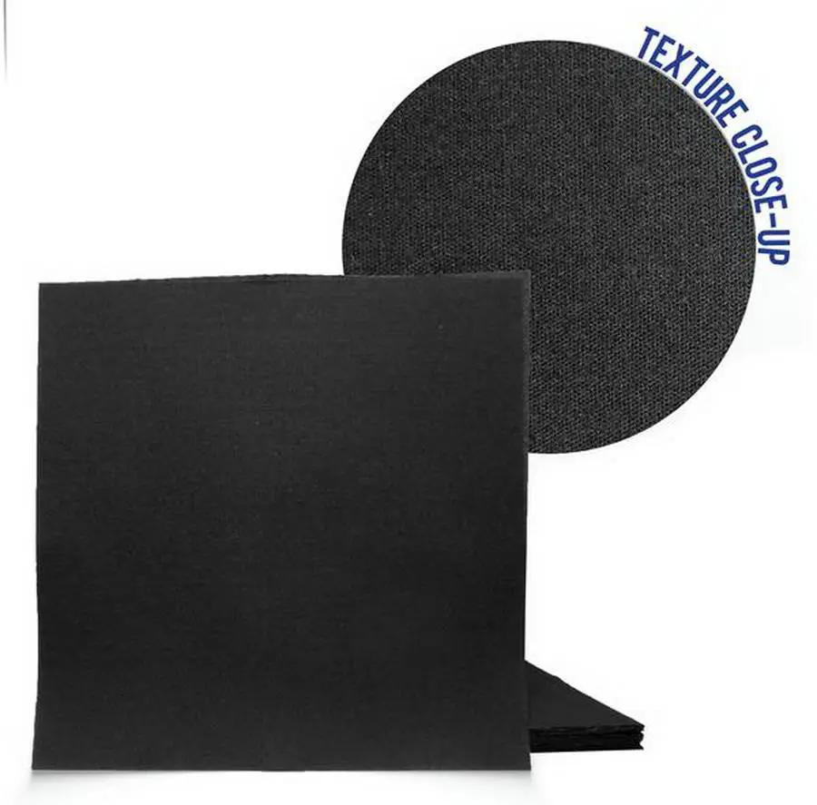 DIME Stretchy Knit Stabilizer Pre - Cut Squares - 8&quot x 8&quot 25 Pack (White or Black) - Sewingmachinesplus.com