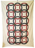 Ready to Sew Bittersweet Double Wedding Ring Pre - cut Quilt Kit - Sewingmachinesplus.com