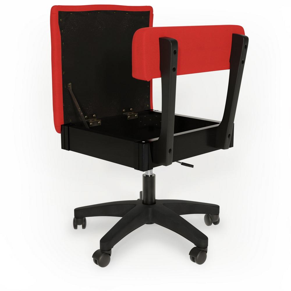 Arrow Height Adjustable Hydraulic Sewing Chair H8180 Madame Scarlet - Sewingmachinesplus.com