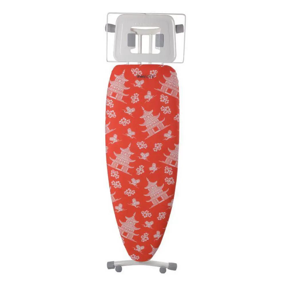 ironMATIK Space Surfer Premium Ironing Board in Pagoda Orange - Sewingmachinesplus.com