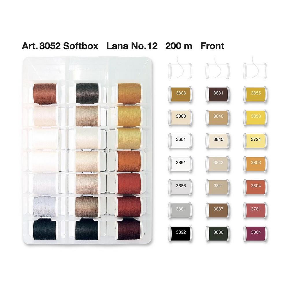 Madeira Lana Cotona Incredible Threadable 50 pc 200m 220yd Kit Case Embroidery Box