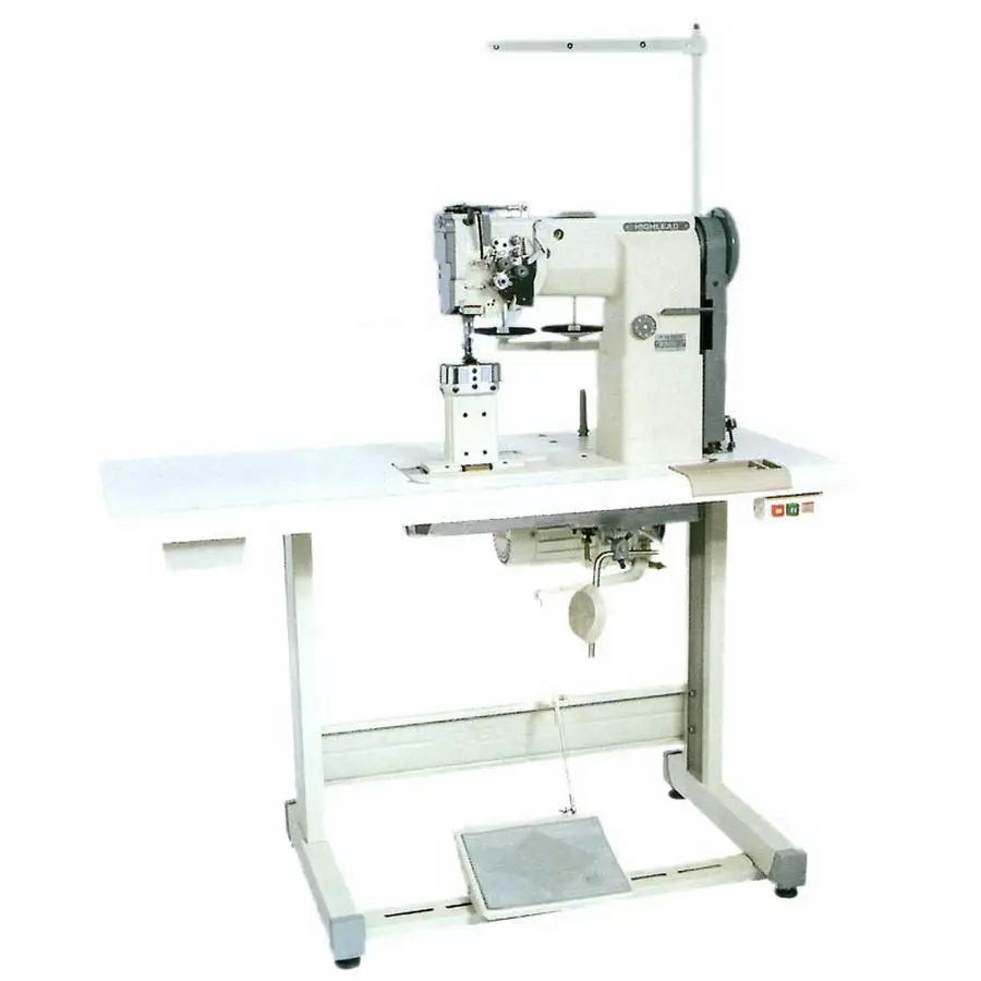 Highlead GC24528-B industrial sewing machine with assembled table and servo motor