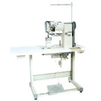 Highlead GC24528-B industrial sewing machine with assembled table and servo motor
