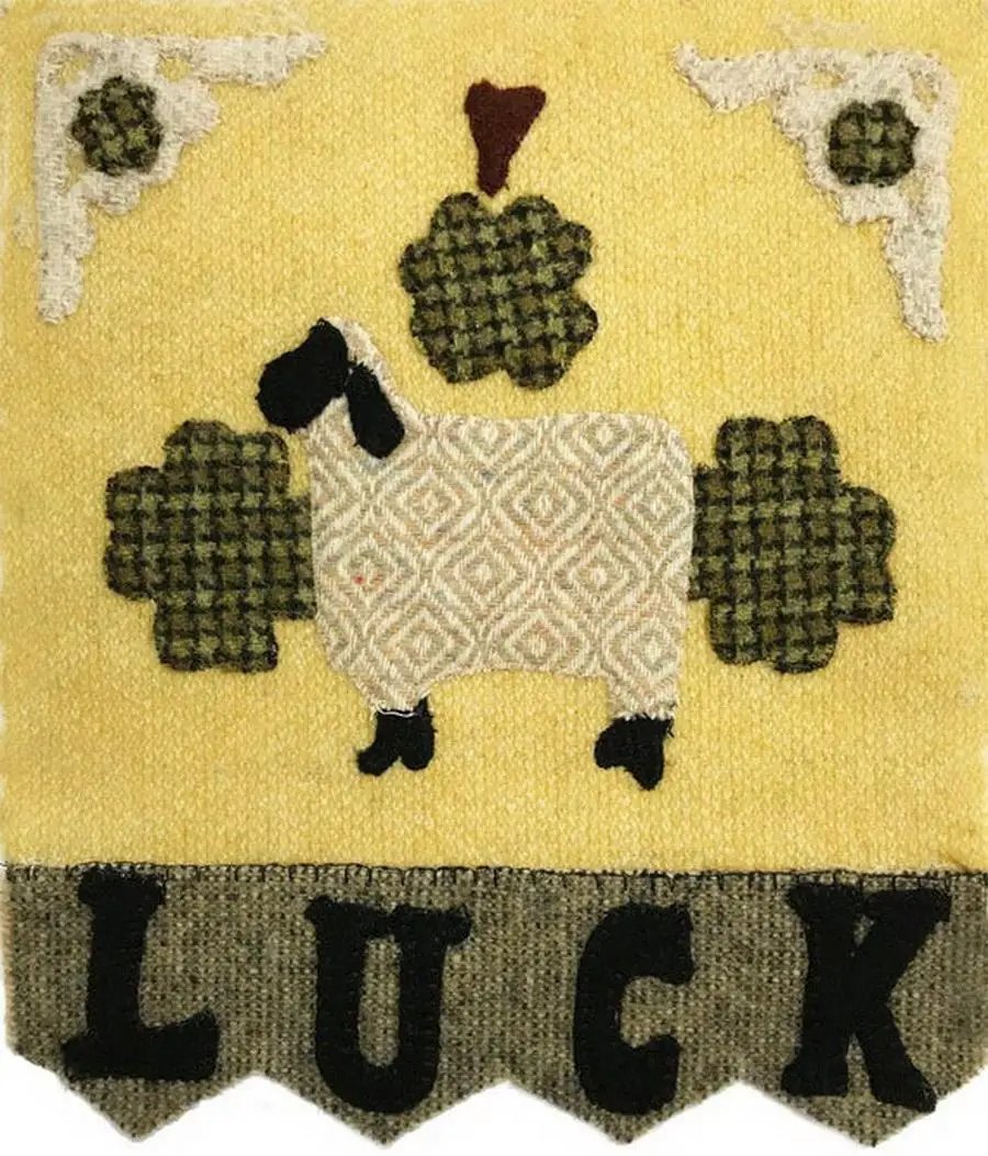 Quilter's Paradise Simply Sheep March Pre - Cut Wool Kit - Sewingmachinesplus.com