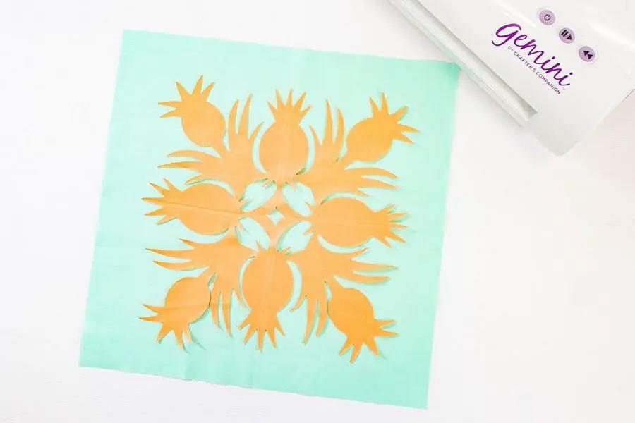 Gemini Multi Media Hawaiian Applique Die - Pineapple - Sewingmachinesplus.com