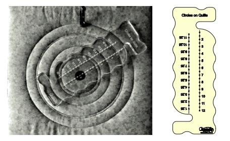 Westalee Circles on Quilts Template (Long Arm Only on Quilting Frames)