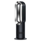 Dyson Hot+Cold Jet Focus Fan AM09 in black, bladeless tower heater and fan.