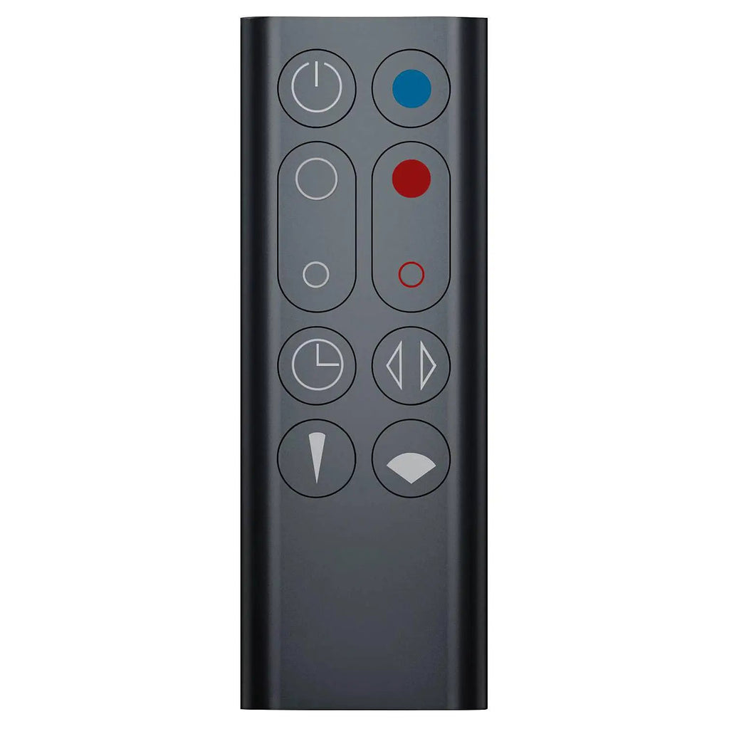 Dyson AM09 remote control in black with circular buttons