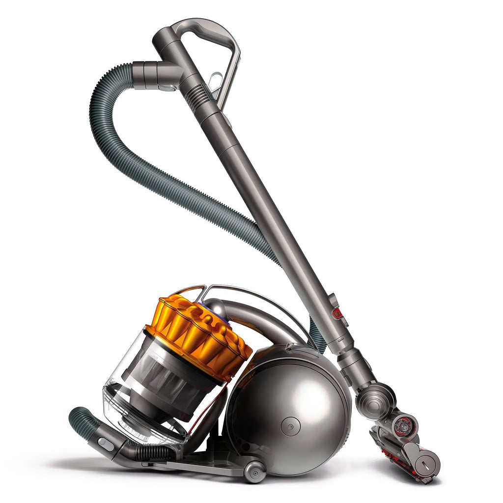 Dyson Ball Multi Floor Canister Vacuum DC39 with gray body and orange cyclone