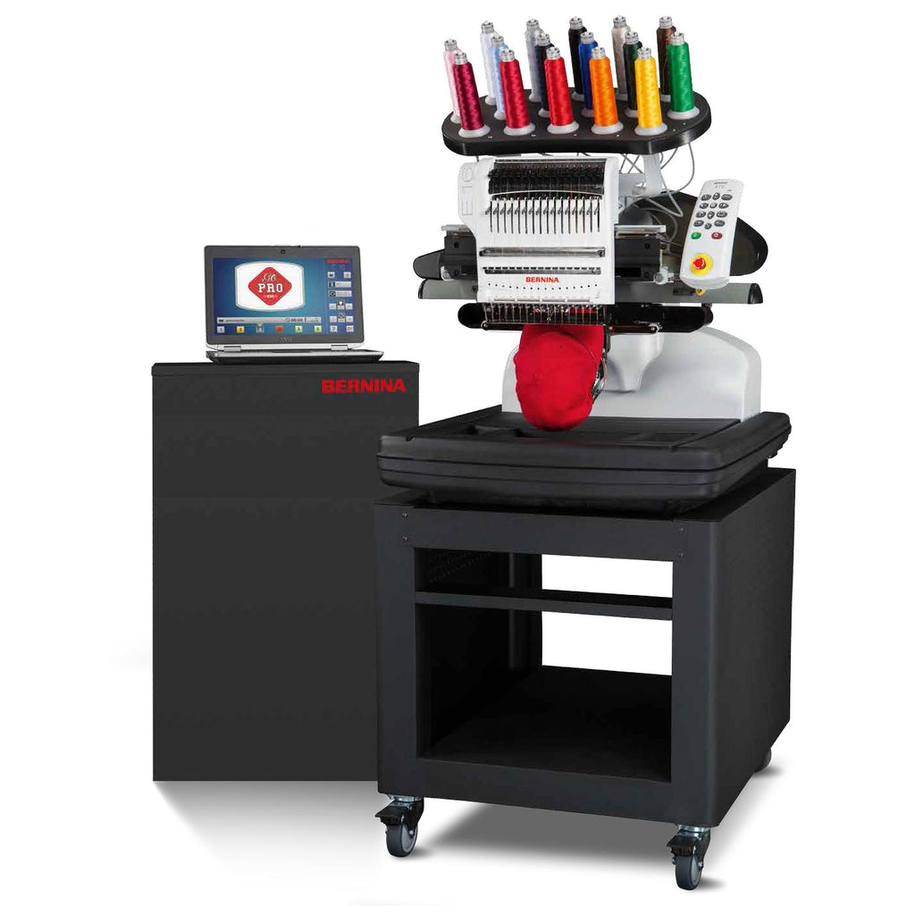 BERNINA E 16 - 16 Needle Embroidery Machine With Metal Stand