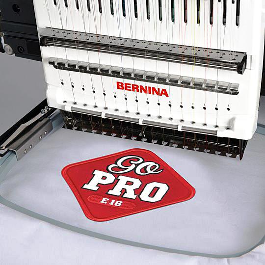 BERNINA E 16 - 16 Needle Embroidery Machine With Metal Stand