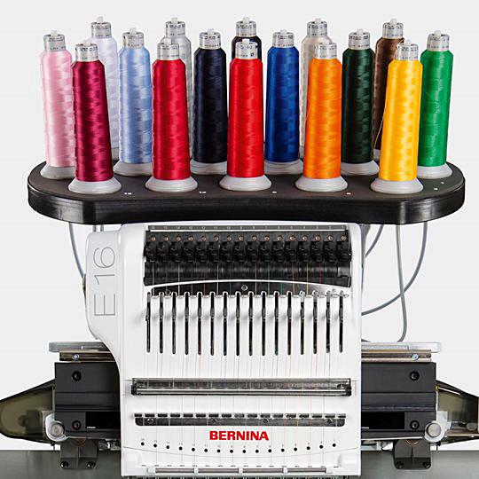 BERNINA E 16 - 16 Needle Embroidery Machine With Metal Stand