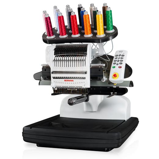 BERNINA E 16 - 16 Needle Embroidery Machine With Metal Stand
