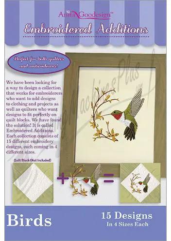 Anita Goodesign Mini Collection EA - Birds (172MAGHD) - Sewingmachinesplus.com