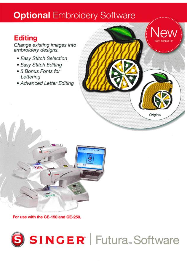 Singer SES1000 FS Sewing and Embroidery Machine w/ Software Package