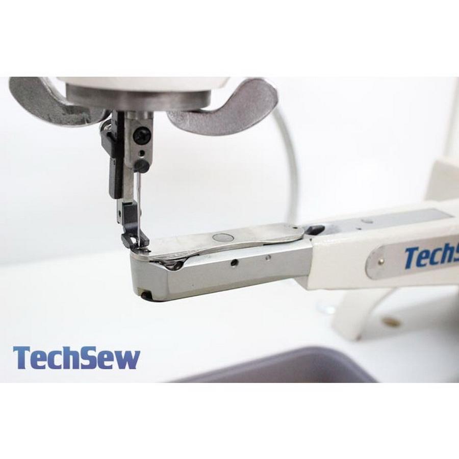 Techsew 2900L 18" Cylinder Patching Industrial Sewing Machine with Assembled Table and Motor - Sewingmachinesplus.com