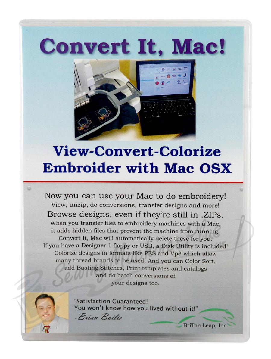 Embrilliance Convert It, Mac - Embroidery Software for Mac (CIM10) - Sewingmachinesplus.com
