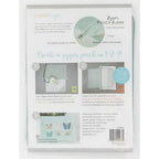 Dusty Teal Velveteen Zipper Pouch Blank, Small - Sewingmachinesplus.com