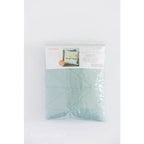 Quilted Pillow Blank, 19inx19in Mist Blue Linen, Herringbone Quilting - Sewingmachinesplus.com