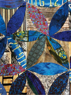 Frond Design Studio Blue Petal Quilt Kit - Sewingmachinesplus.com