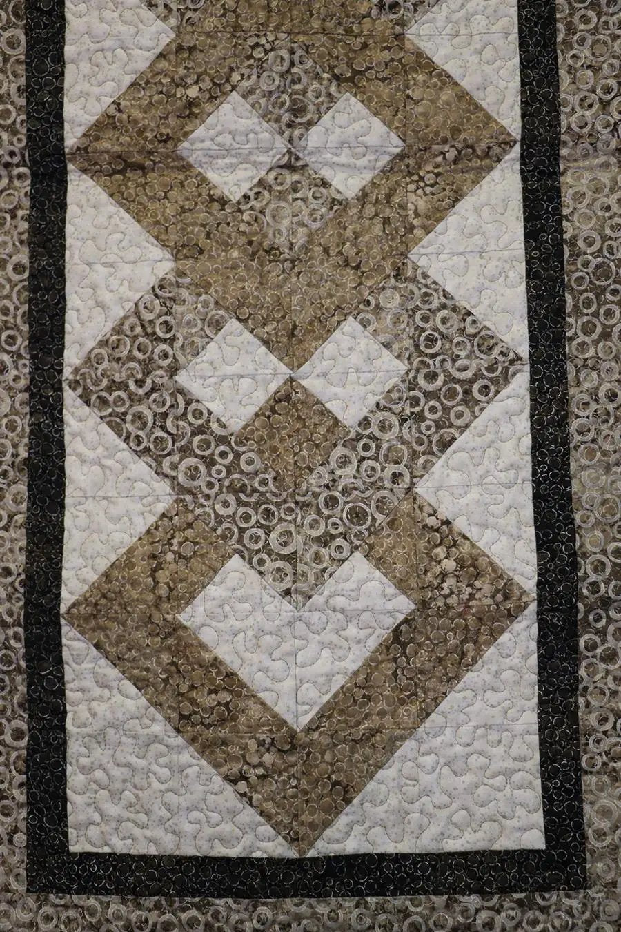 Ready to Sew Shimmering Table Runner Pre - cut Quilt Kit - Sewingmachinesplus.com