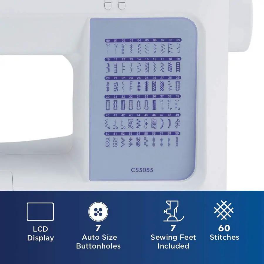 Brother CS5055 60 Stitch Computer Sewing Machine - Sewingmachinesplus.com