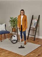 Simplicity JILL Compact Canister Vacuum (White) - Sewingmachinesplus.com