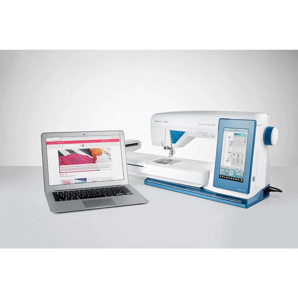 Husqvarna Viking Designer Sapphire 85 Sewing and Embroidery Machine