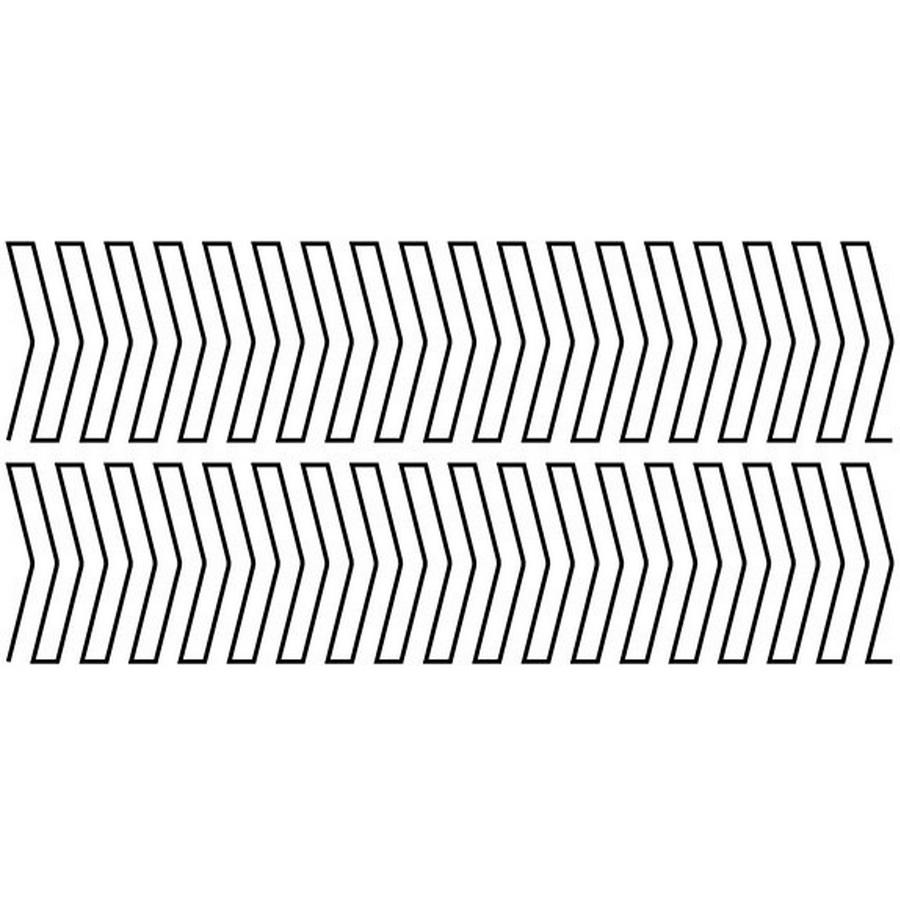 Groovy Board - 10in. Stripes Right Template - Sewingmachinesplus.com