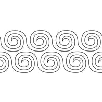 Groovy Board - 10in. Swirls Quilting Template