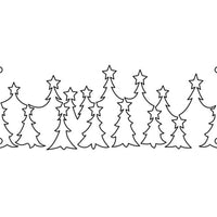 Groovy Board - 10in. Tree Lot Quilting Template