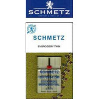 Schmetz Double Embroidery Needle - Size 2.0 75/11