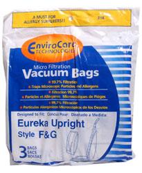EnviroCare Technologies Dust Bags, Eureka style F & G