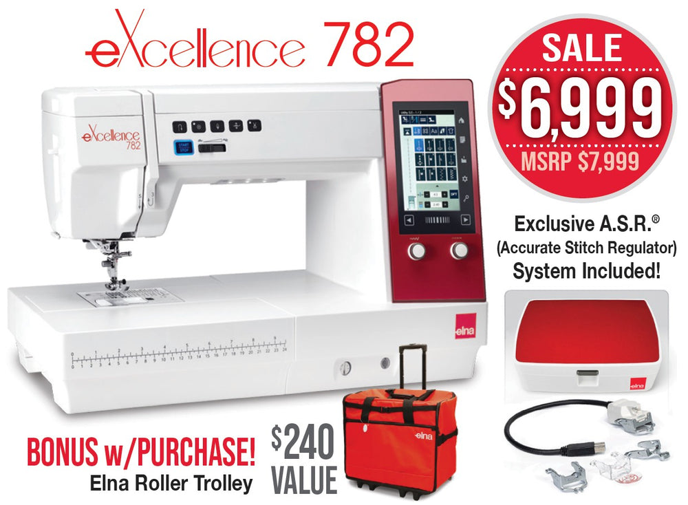 Elna eXcellence 782 Sewing and Quilting Machine