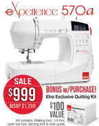 Elna eXperience 570A Computerized Sewing Machine - Sewingmachinesplus.com