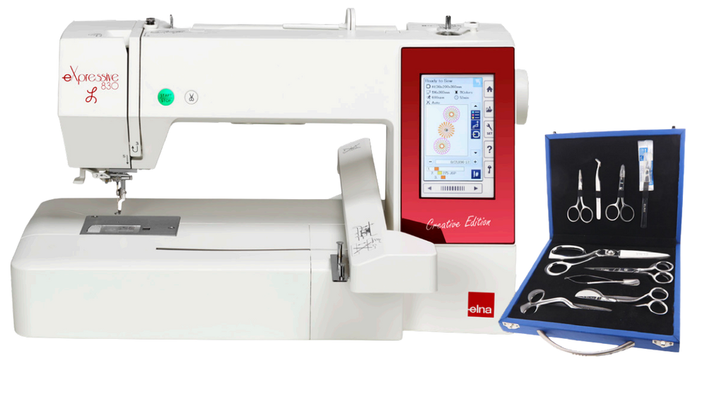 Elna eXpressive 830L Computerized Embroidery Machine