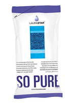 Laurastar water filter anti-scale G Line packaging with blue beads graphic