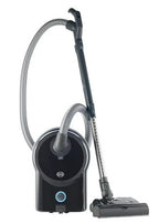 SEBO AIRBELT D4 Premium canister vacuum, black, with flexible hose and wand