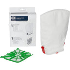 SEBO AIRBELT E vacuum filter set; 3-piece with motor protection and micro exhaust.
