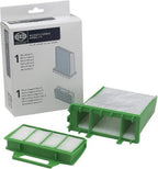 SEBO Filter Set AIRBELT K for vacuum cleaners; 1 micro filter and 1 exhaust filter in green housings
