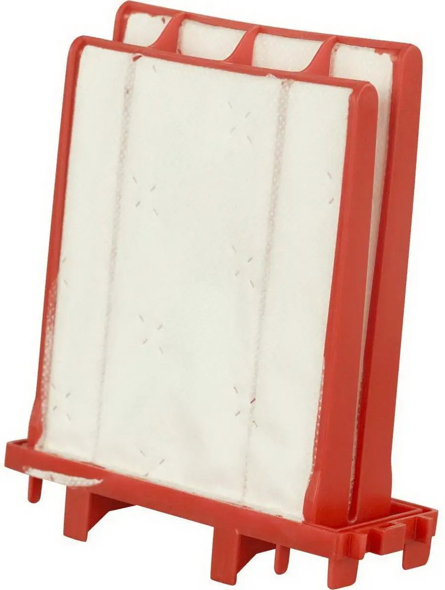 SEBO Micro/Hospital-grade Filter for AIRBELT K and C series, red frame with white pleated filter